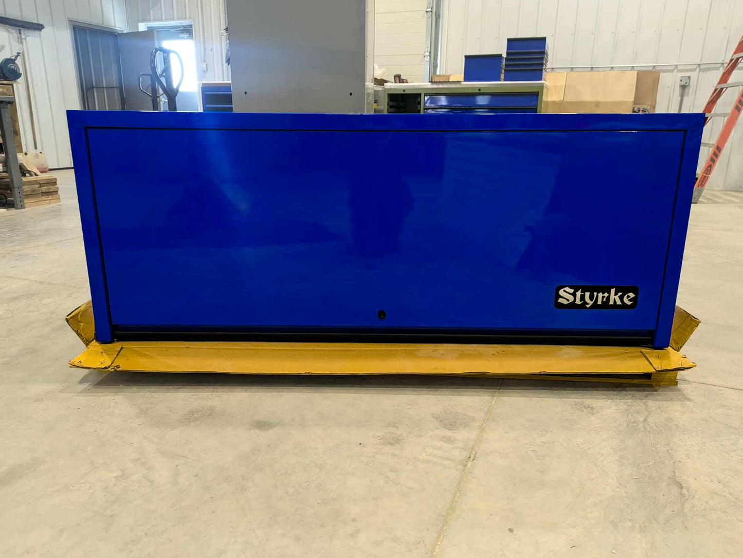 *SCRATCH AND DENT* 72" Hutch - Blue/Blue/Black