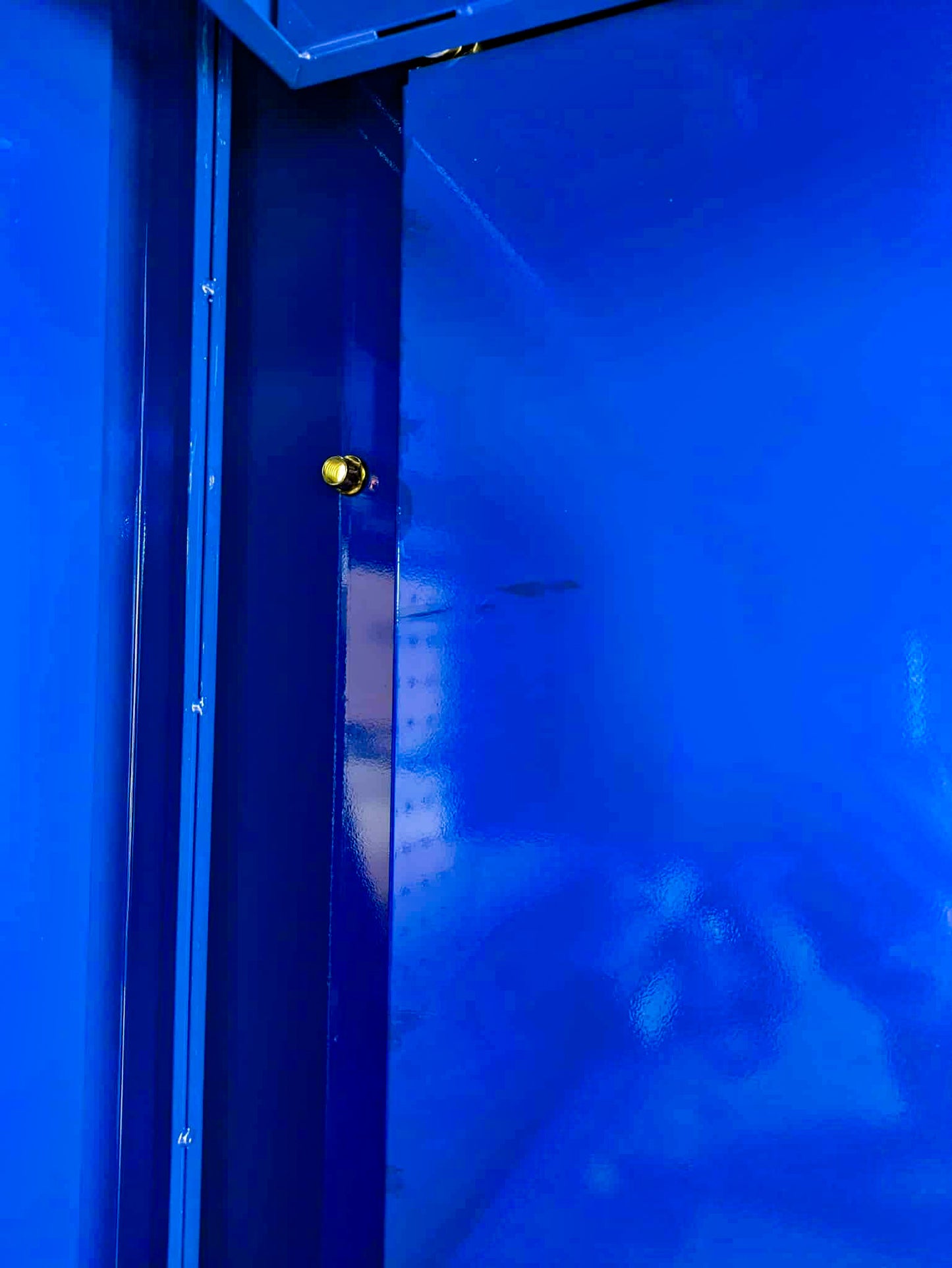 *SCRATCH AND DENT* 72" Hutch - Blue/Blue/Black