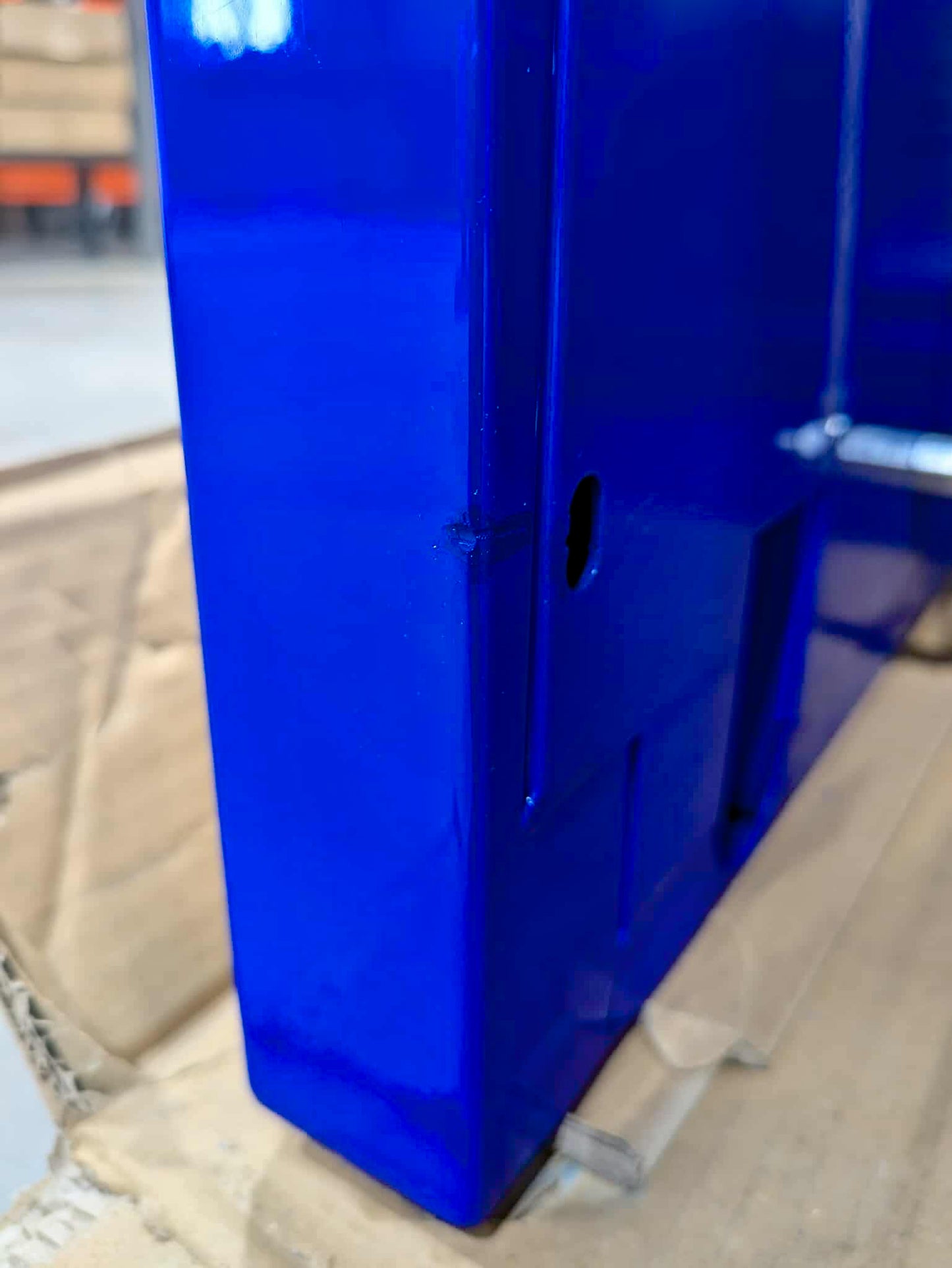 *SCRATCH AND DENT* 72" Hutch - Blue/Blue/Black