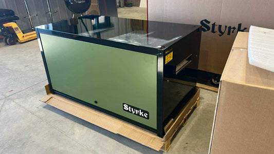 54" Hutch - Black/Matte Olive/Black