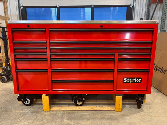 *SCRATCH AND DENT* 72" Tool Chest and Hutch - Red/Red/Black