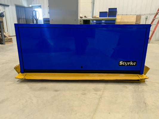 *SCRATCH AND DENT* 72" Hutch - Blue/Blue/Black