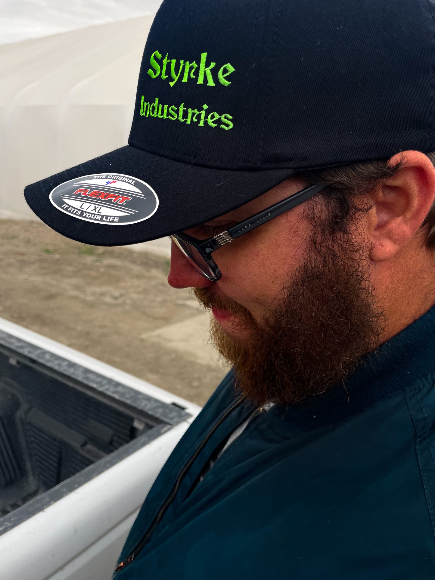 Logo Cap - Black/Lime Green